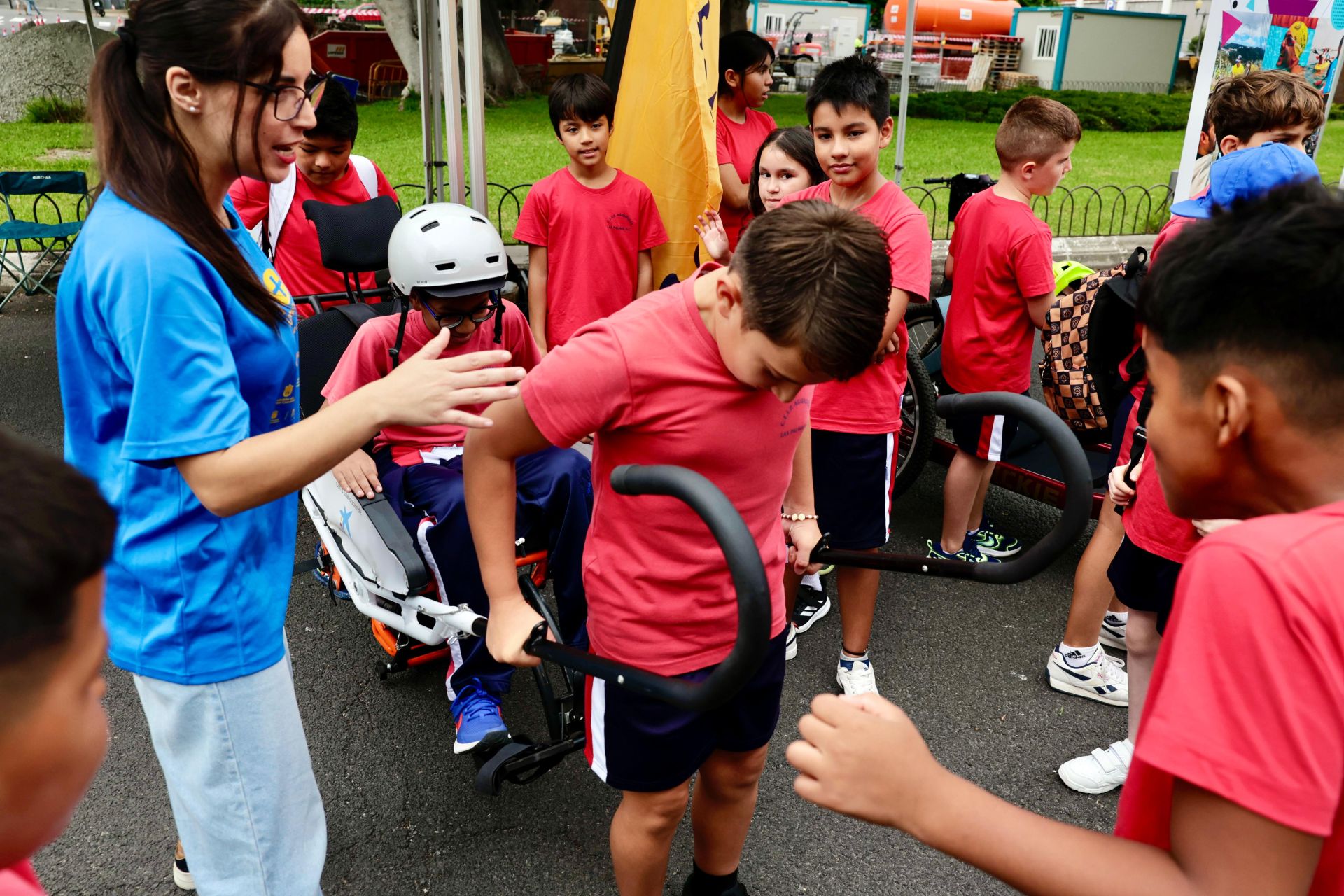 Nueva zona peatonal en el espacio urbano de Arenales
