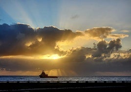 Imagen del tiempo en Las Palmas de Gran Canaria.