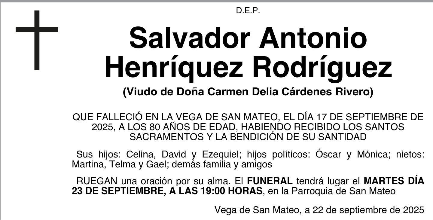 Salvador Antonio Henríquez Rodríguez