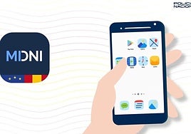El DNI digital se utiliza a través de una app.