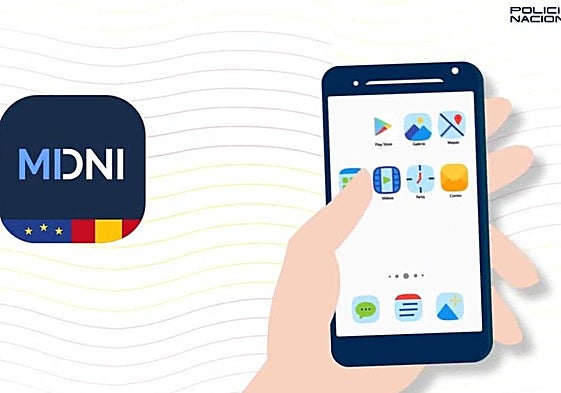 El DNI digital se utiliza a través de una app.