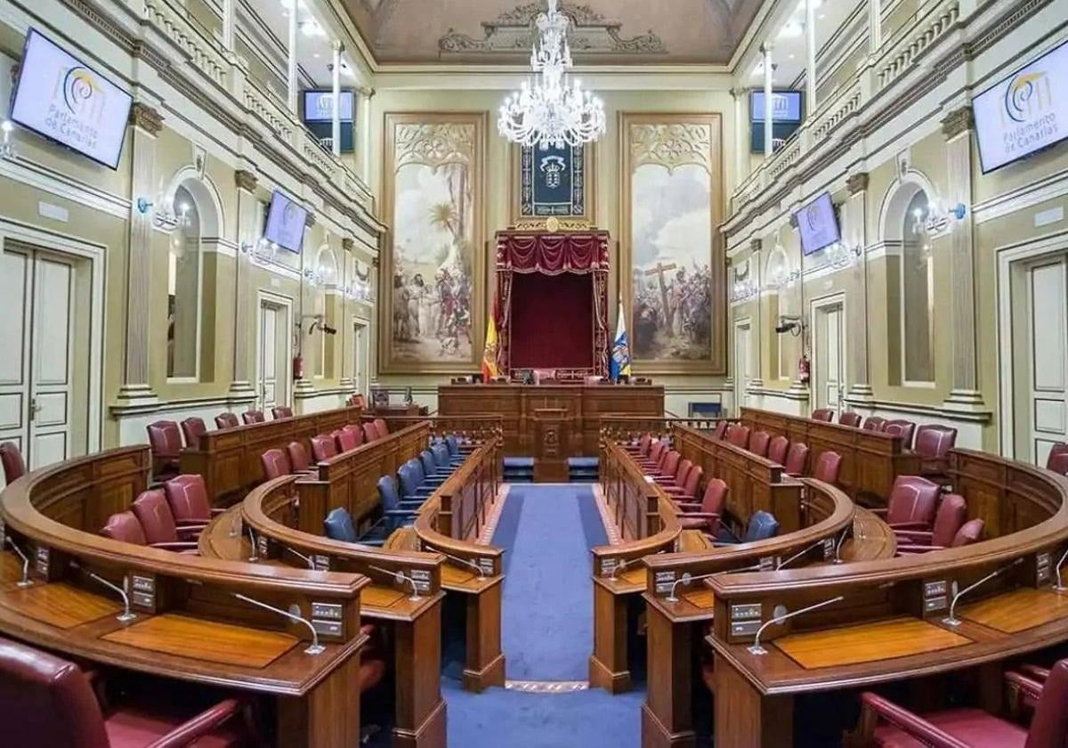 Foto archivo del Parlamento de Canarias.