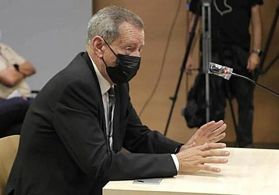 Carlos Sáenz Melero, antiguo interventor, en el juicio a inicios de 2022.