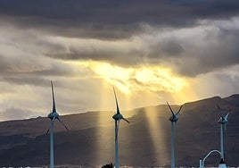Imagen del atardecer en Gran Canaria.