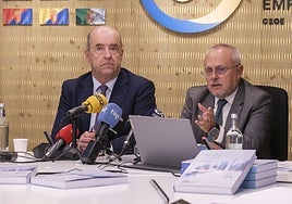 Pedro Ortega (i) y José Cristóbal García.