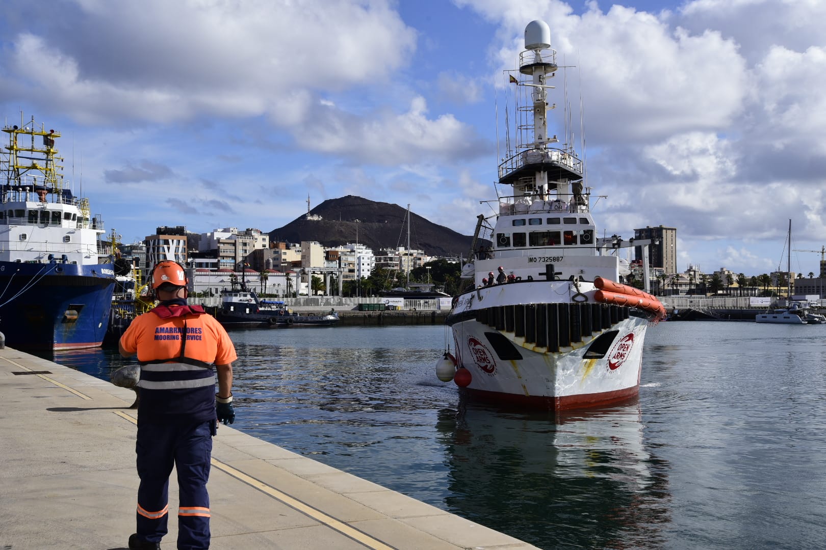 El Open Arms ya está en Las Palmas de Gran Canaria