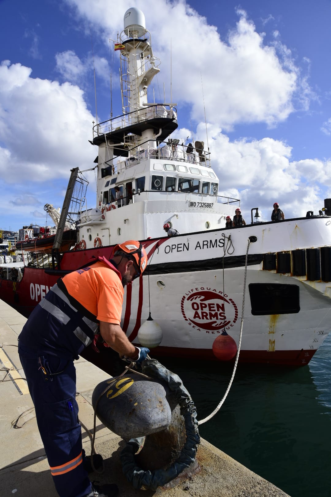 El Open Arms ya está en Las Palmas de Gran Canaria