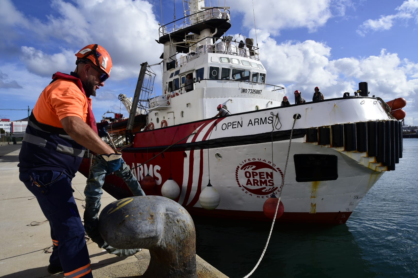 El Open Arms ya está en Las Palmas de Gran Canaria