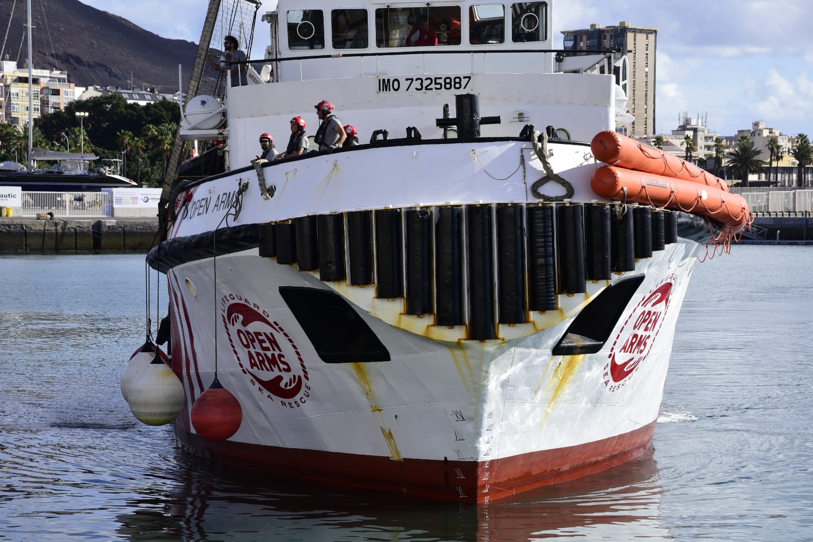 El Open Arms ya está en Las Palmas de Gran Canaria