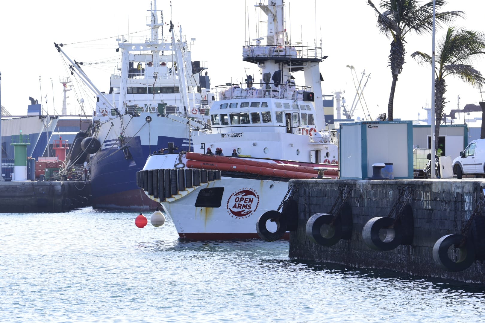 El Open Arms ya está en Las Palmas de Gran Canaria