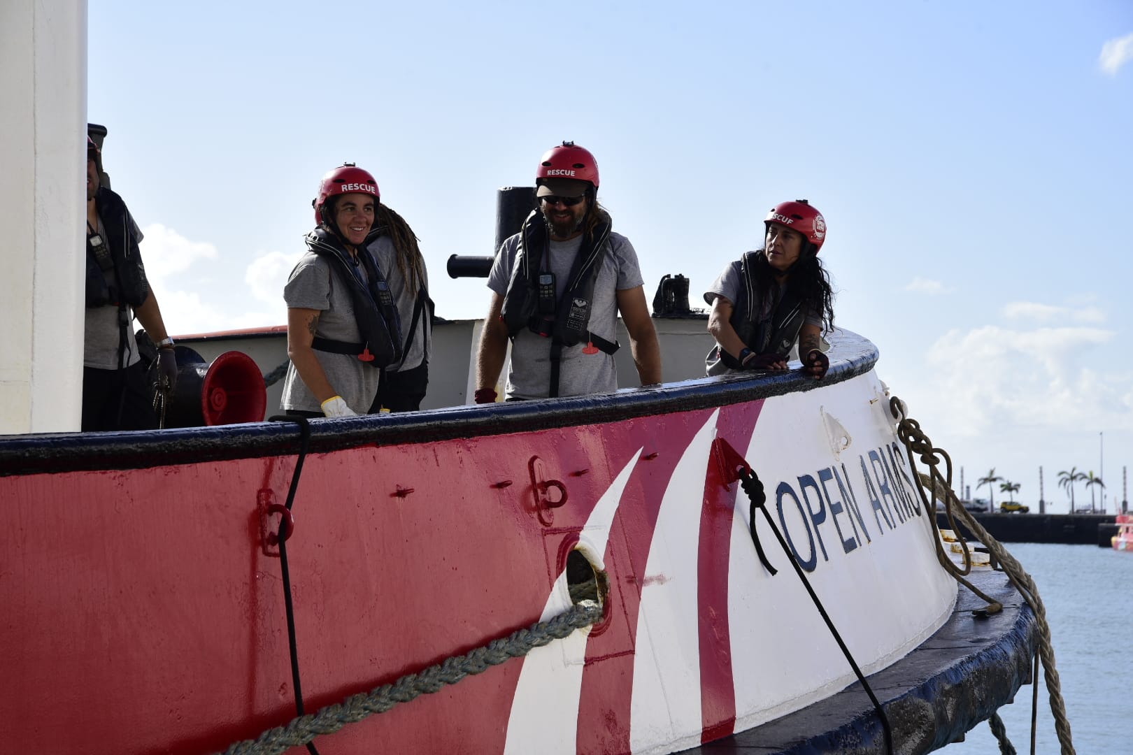 El Open Arms ya está en Las Palmas de Gran Canaria