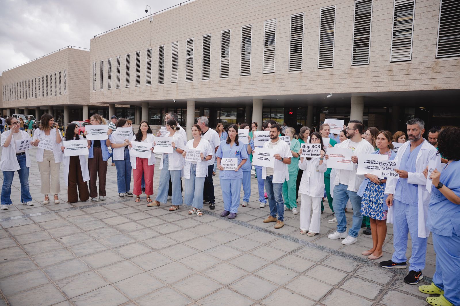 Cuarta jornada de huelga de médicos en Canarias
