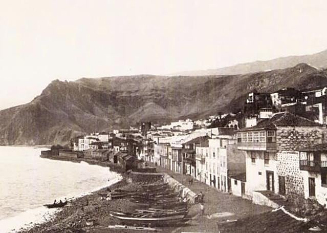Vistas de Santa Cruz de La Palma a finales del XIX