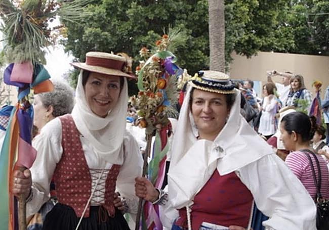 Vestimenta típica palmera