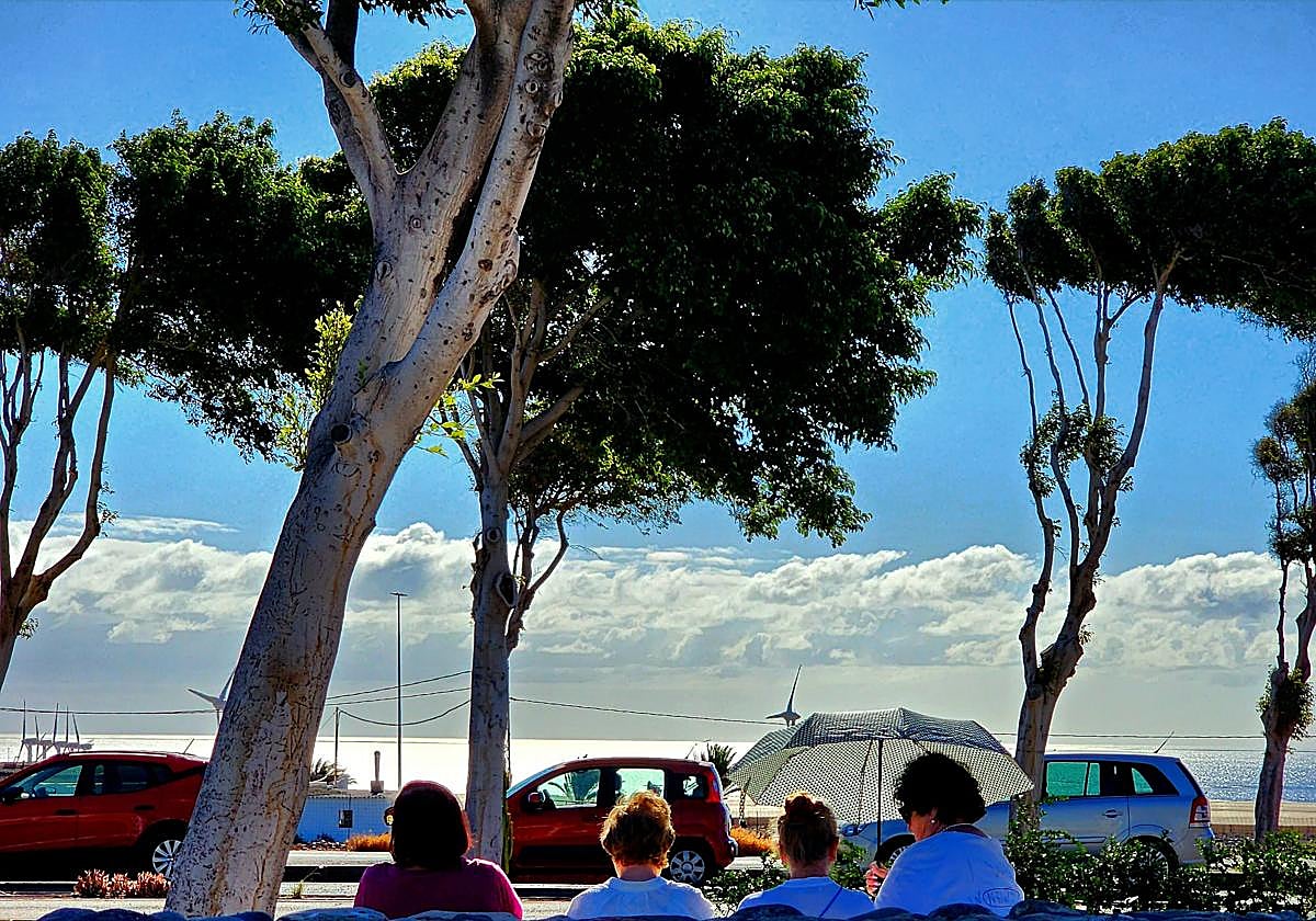 Imagen del tiempo en la zona sureste de Gran Canaria.