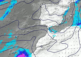 Mapa meteorológico para esta semana en Canarias.