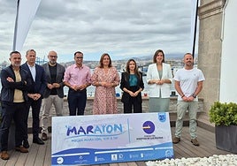 Presentación de la Media Maratón Fundación Puerto, que se celebrará en la capital grancanaria el próximo 25 de enero.