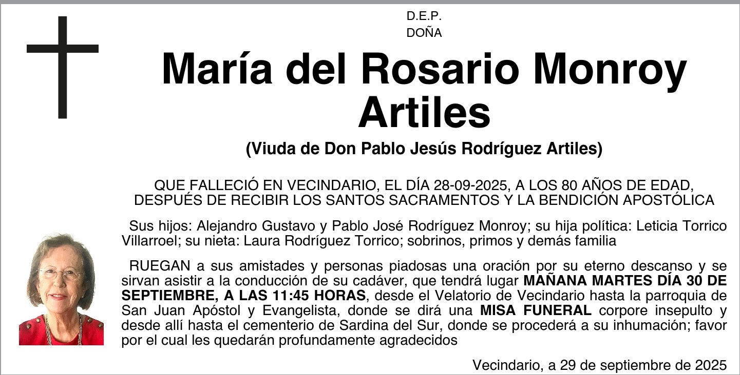 María del Rosario Monroy Artiles