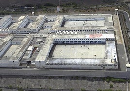 Imagen aérea de la prisión de Salto del Negro.