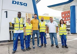 Equipo E.S. DISA Tamaraceite (Gran Canaria).