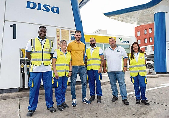 Equipo E.S. DISA Tamaraceite (Gran Canaria).