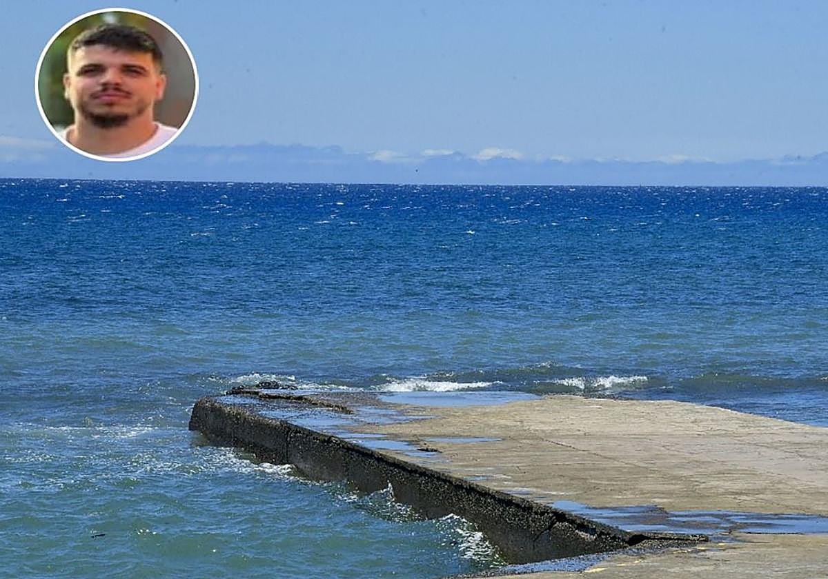 Layonel Ramírez Collado desapareció en el mar de San Bartolomé de Tirajana.