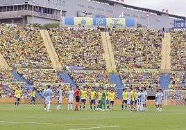 Estadio de Gran Canaria durante un partido de la UD Las Palmas.