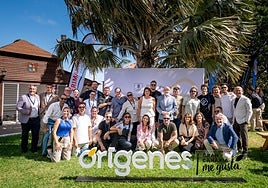 Chefs, políticos y organizadores del congreso Orígenes.