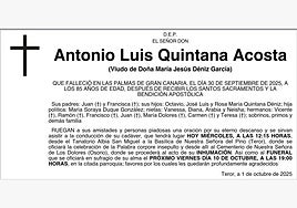 Antonio Luis Quintana Acosta