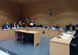Imagen del juicio celebrado en la Sección Primera de la Audiencia Provincial de Las Palmas