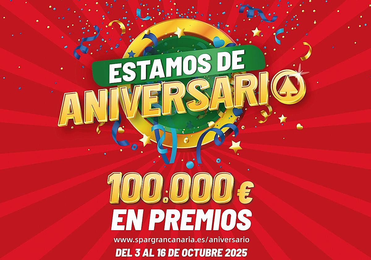 Imagen de campaña en la que repartirá 100.000 euros en premios.
