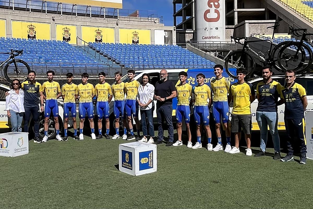 Aridany Romero clausura la temporada del Gran Canaria Bike Team en el Estadio de Gran Canaria