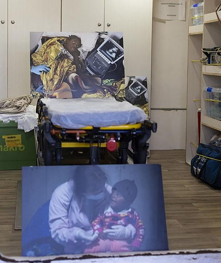 Imagen secundaria 2 - Recorrido por el interio del buque de Open Arms.