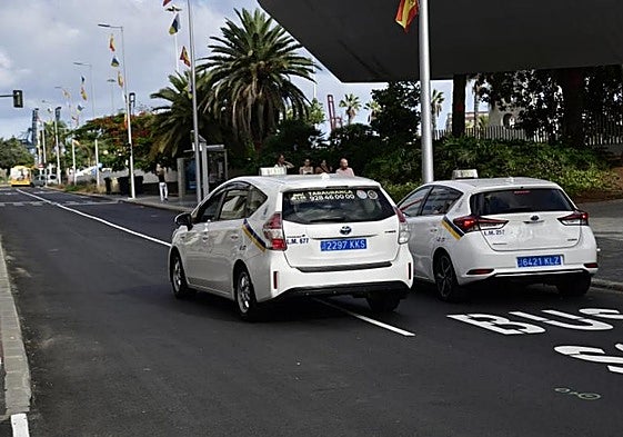 Taxis en Las Palmas de Gran Canaria.