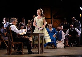 Momento de la representación.