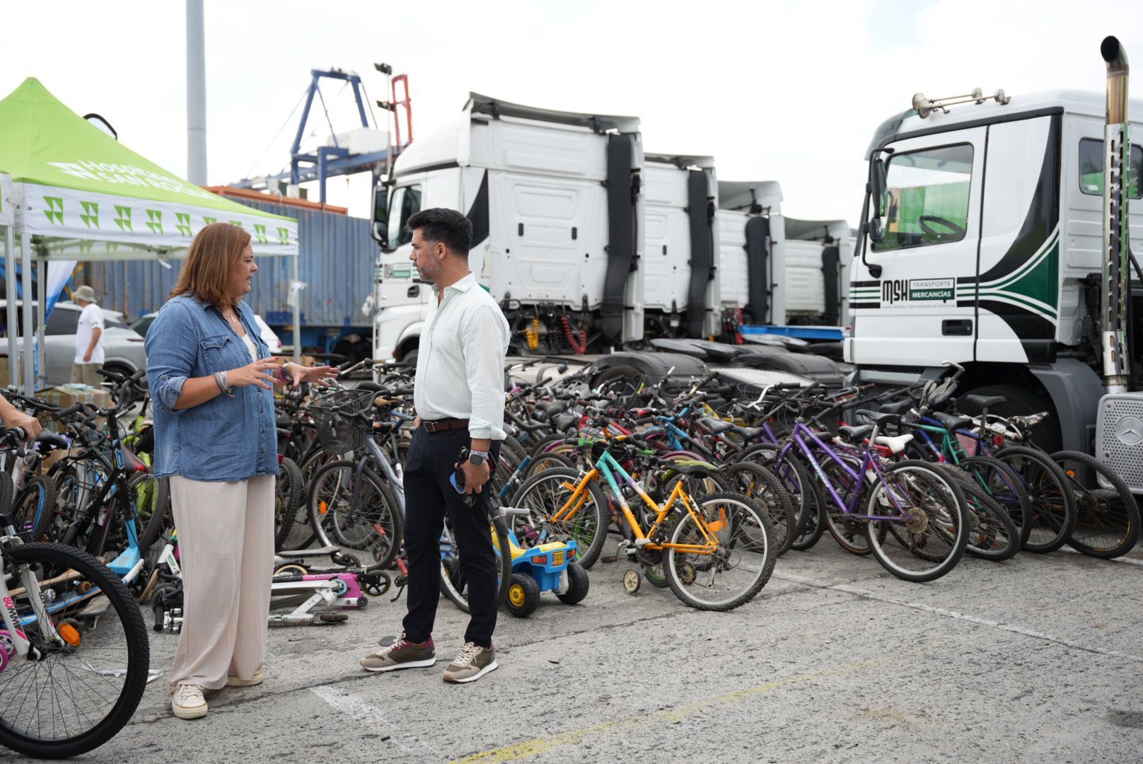 La recogida de bicis para Gambia, en imágenes