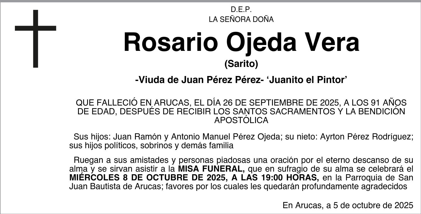 Rosario Ojeda Vera