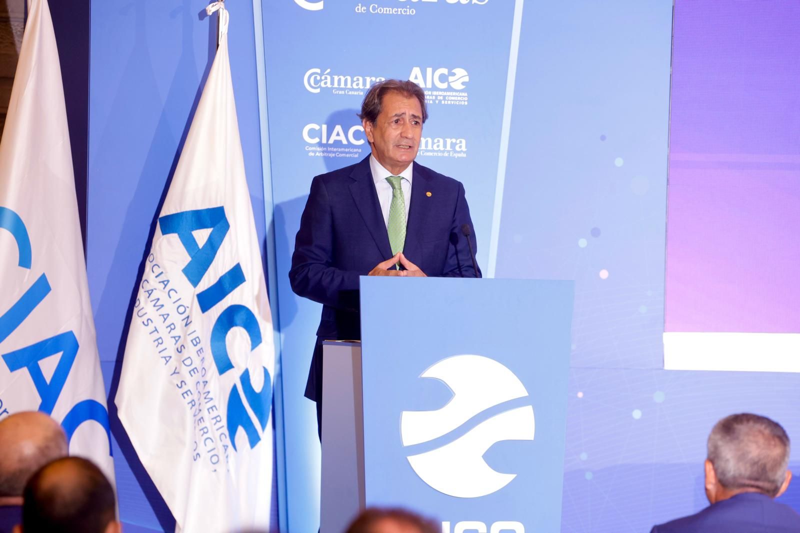 Reunión de la 52 asamblea anual de la Asociación Iberoamericana de Cámaras de Comercio