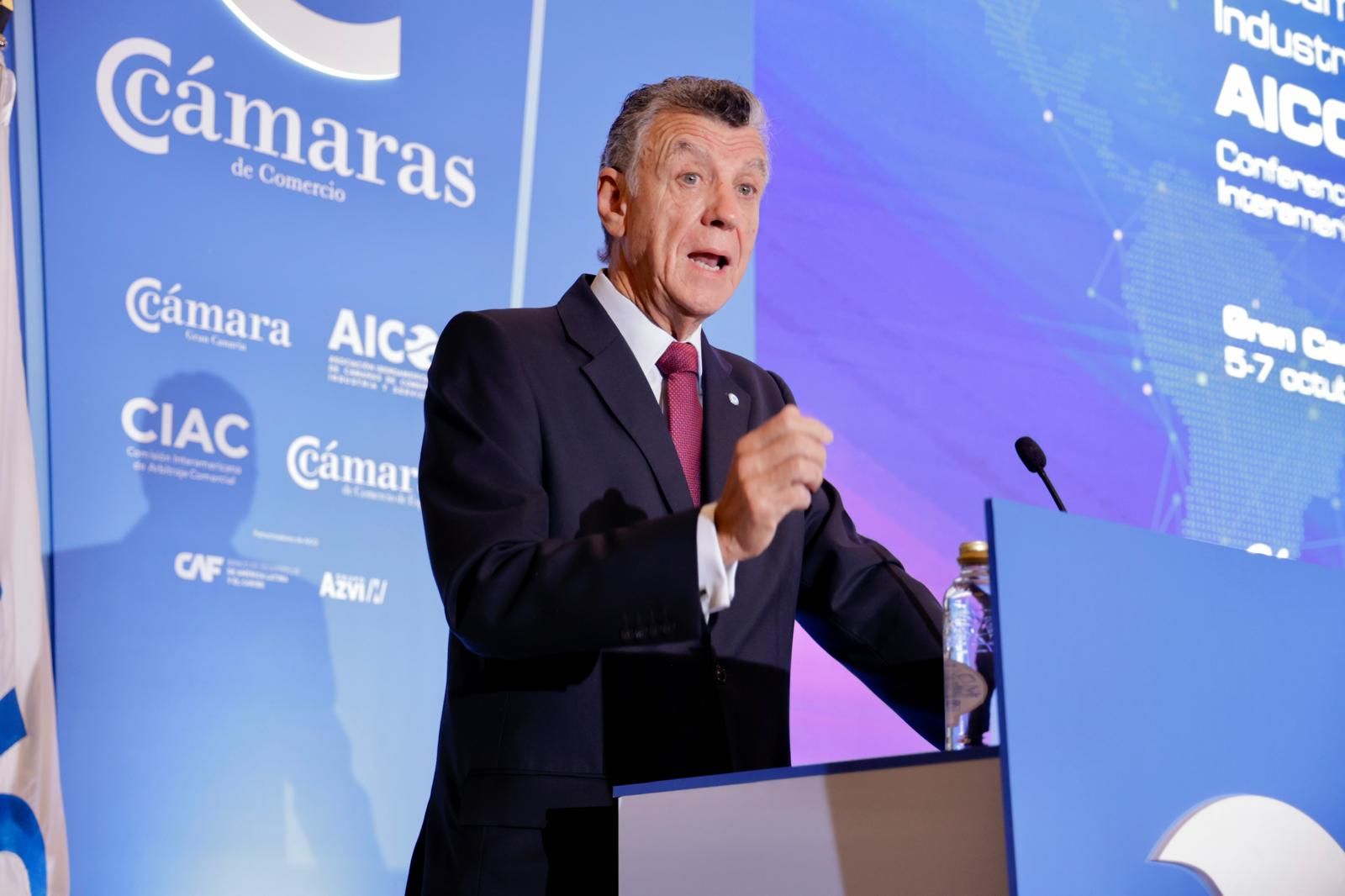 Reunión de la 52 asamblea anual de la Asociación Iberoamericana de Cámaras de Comercio