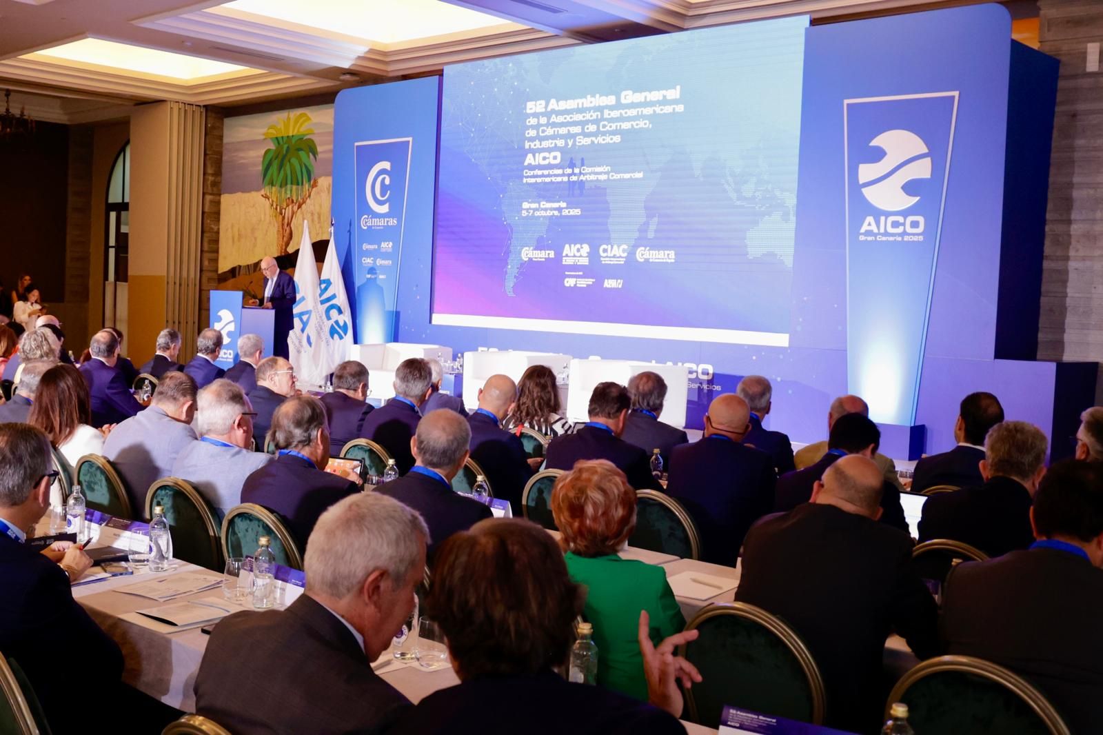 Reunión de la 52 asamblea anual de la Asociación Iberoamericana de Cámaras de Comercio