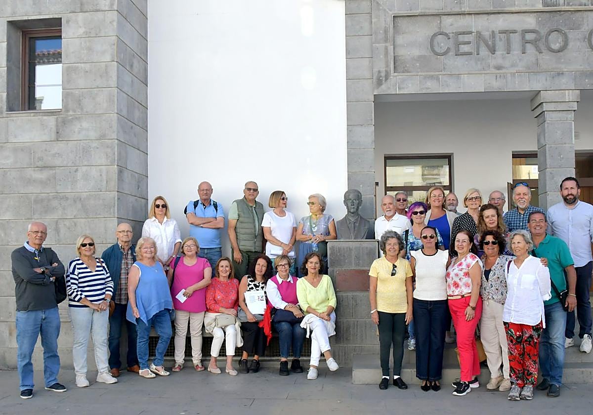 Imagen de 2024 de un acto de homenaje en Tunte, de donde era originario Francisco Guerra.