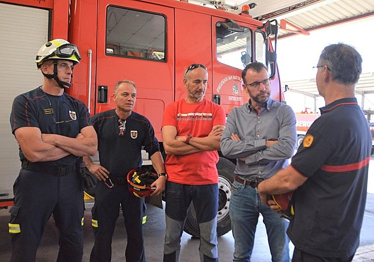 Foto de archivo de los bomberos de San Bartolomé de Tirajana.