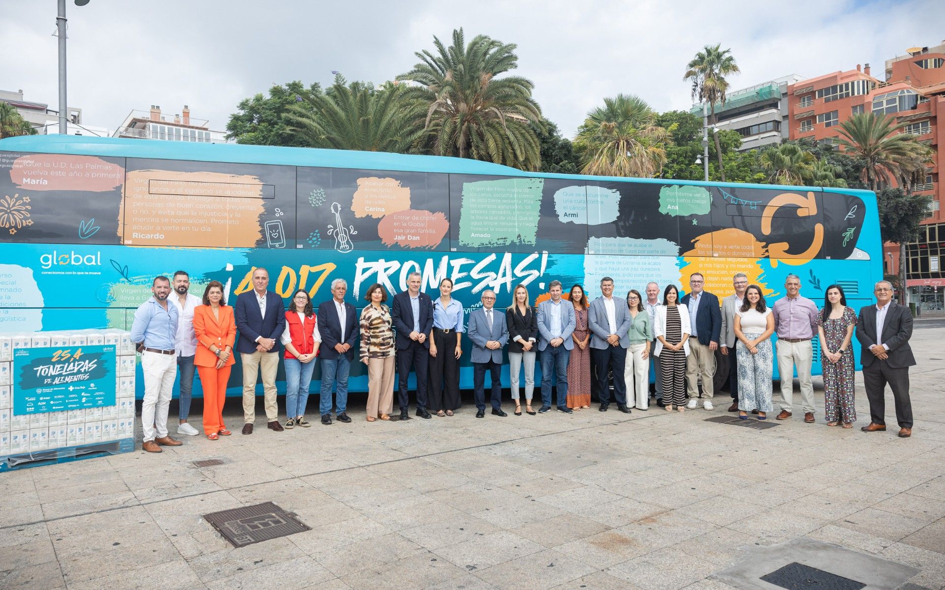 El acto se llevó a cabo en el parque Santa Catalina de Las Palmas de Gran Canaria.