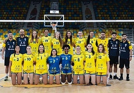 Imagen de la plantilla al completo del Emalsa Gran Canaria para encarar el nuevo curso.