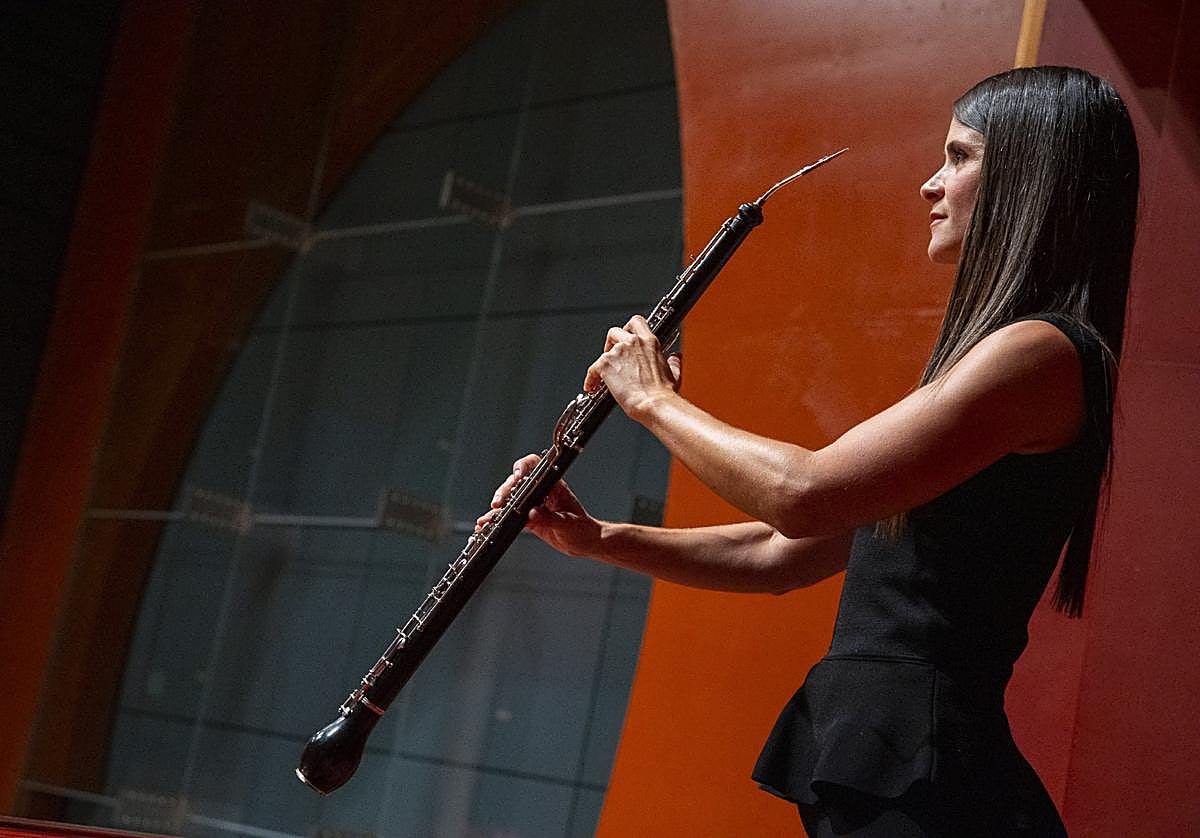 Imagen de la intérprete Verónica Cruz cedida por la Orqueda Filarmónica de Gran Canaria.