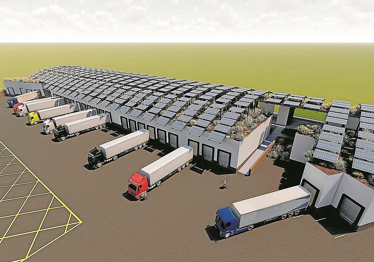 Imagen del edificio del PIF que se iba a ejecutar Comsa y se suspendió por problemas de carga.