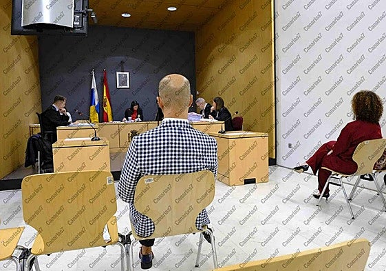 Imagen del juicio celebrado este jueves en la Ciudad de la Justicia de la capital grancanaria.