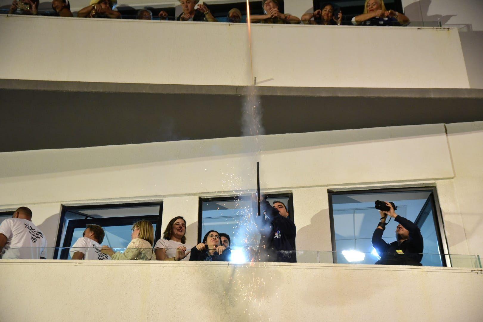 Chapuzón tradicional en La Naval
