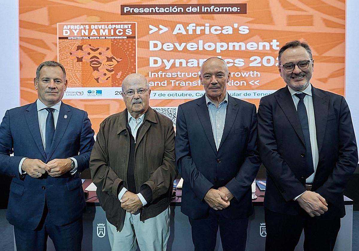 Presentación el pasado martes del informe Dinámicas de Desarrollo de África en el Cabildo de Tenerife.