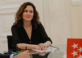 Isabel Díaz Ayuso, presidenta de la Comunidad de Madrid.